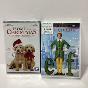 Elf DVD Home For Christmas A Golden Christmas 3 DVD Sealed